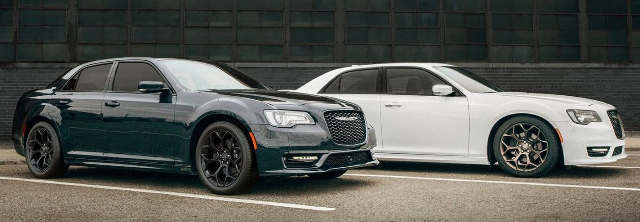 Two 2019 Chrysler 300's parked beside each other