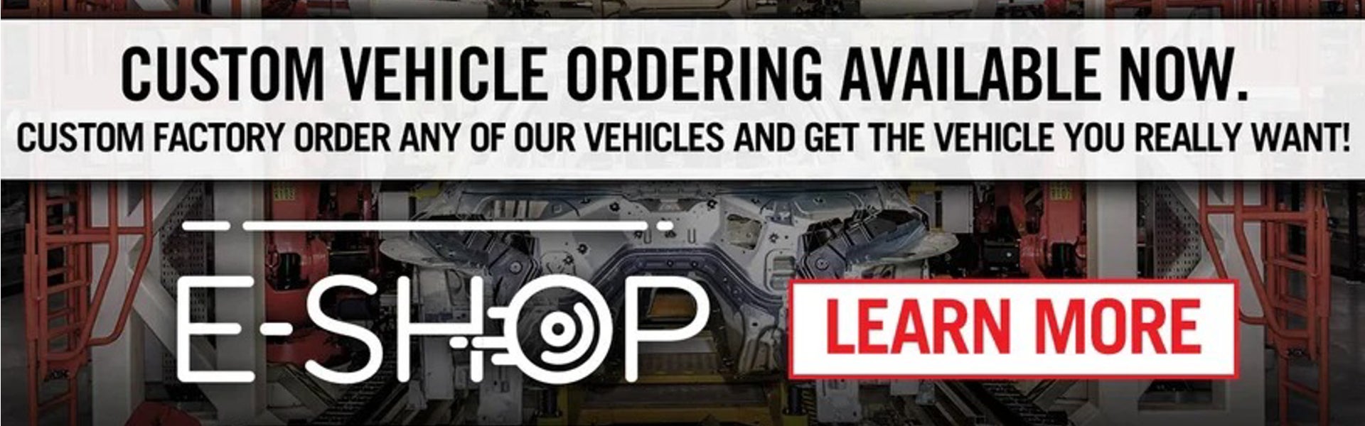 e-Shop custom vehicle ordering